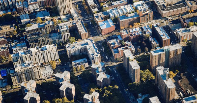 Parks - Aerial View of Residential Area in New York