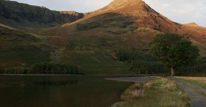 Groves - A peaceful lake in lake district, england